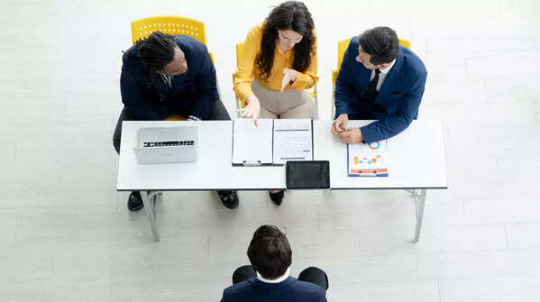 Fumbling your answers during a job interview