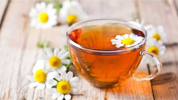 Calming chamomile tea