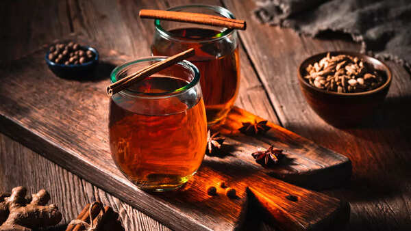 Cup of cinnamon tea