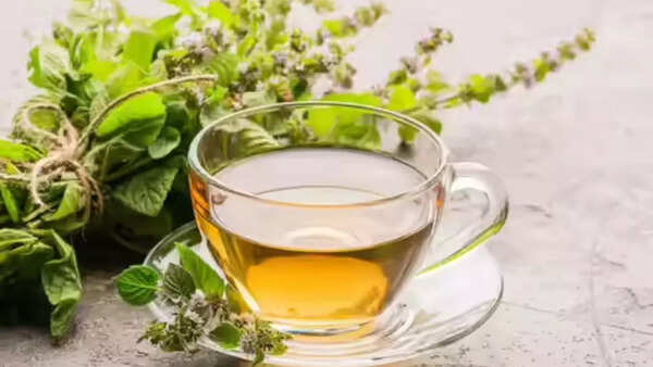Soothing lemon balm tea