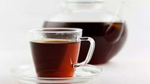 A cup of rooibos tea, known for its antioxidant properties
